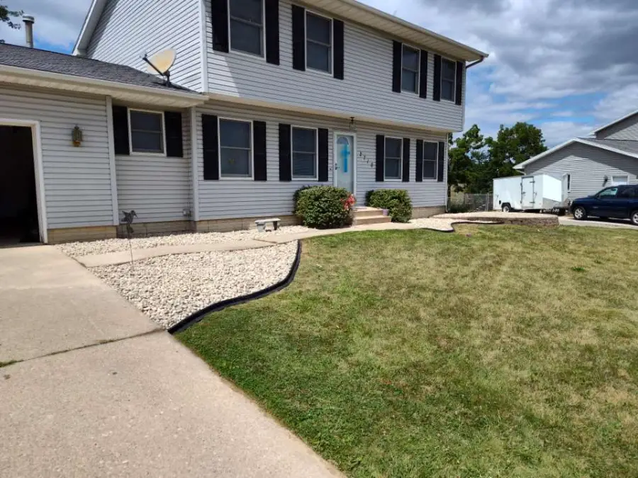 River Rock Installation in Adrian, Mi